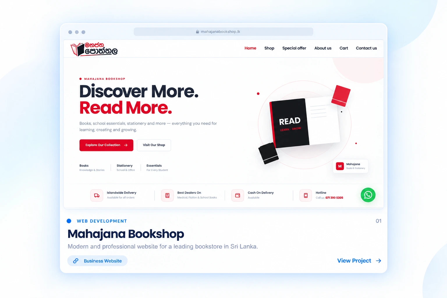 Web Development Project 02